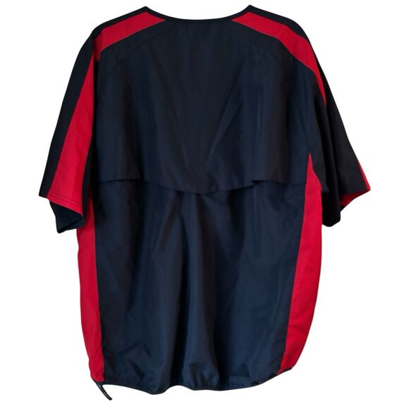 Cooperstown Dreams Park Pullover Men L Blue Baseball Short Sleeve Windbreaker - Picture 2 of 16